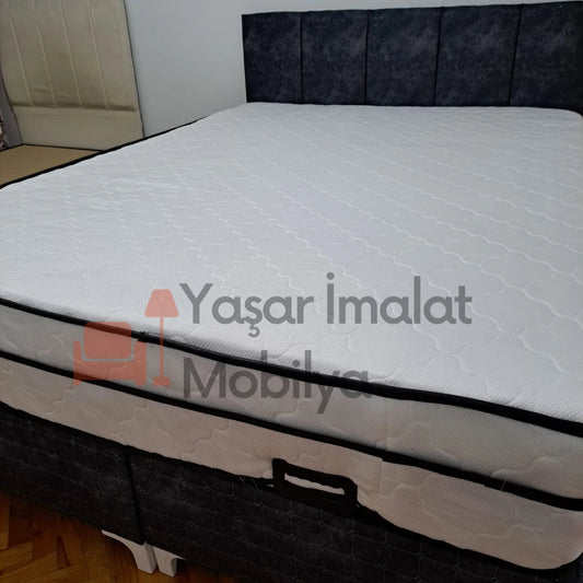 İmalattan 150x200 Çift Kişilik Ortopedik Set ( YATAK + BAZA + BAŞLIK )