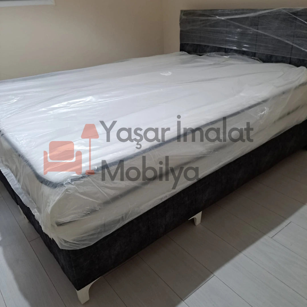 İmalattan 150x200 Çift Kişilik Ortopedik Set ( YATAK + BAZA + BAŞLIK )