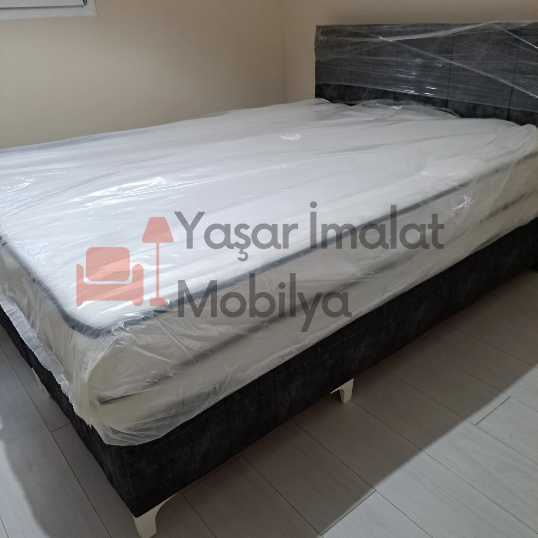 İmalattan 150x200 Çift Kişilik Ortopedik Set ( YATAK + BAZA + BAŞLIK )