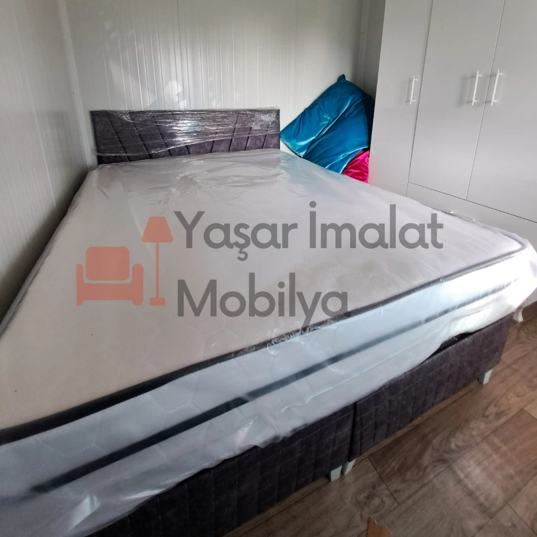 İmalattan 150x200 Çift Kişilik Ortopedik Set ( YATAK + BAZA + BAŞLIK )