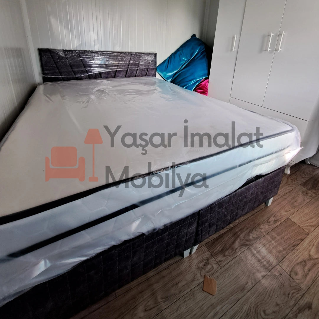İmalattan 150x200 Çift Kişilik Ortopedik Set ( YATAK + BAZA + BAŞLIK )