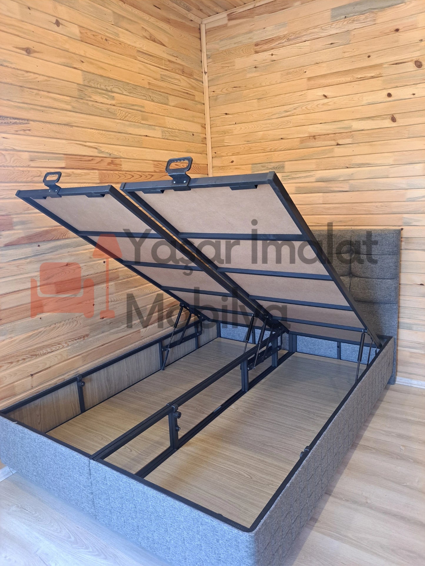 Çift Kişilik Keten Set (Baza+Başlık+Yatak)