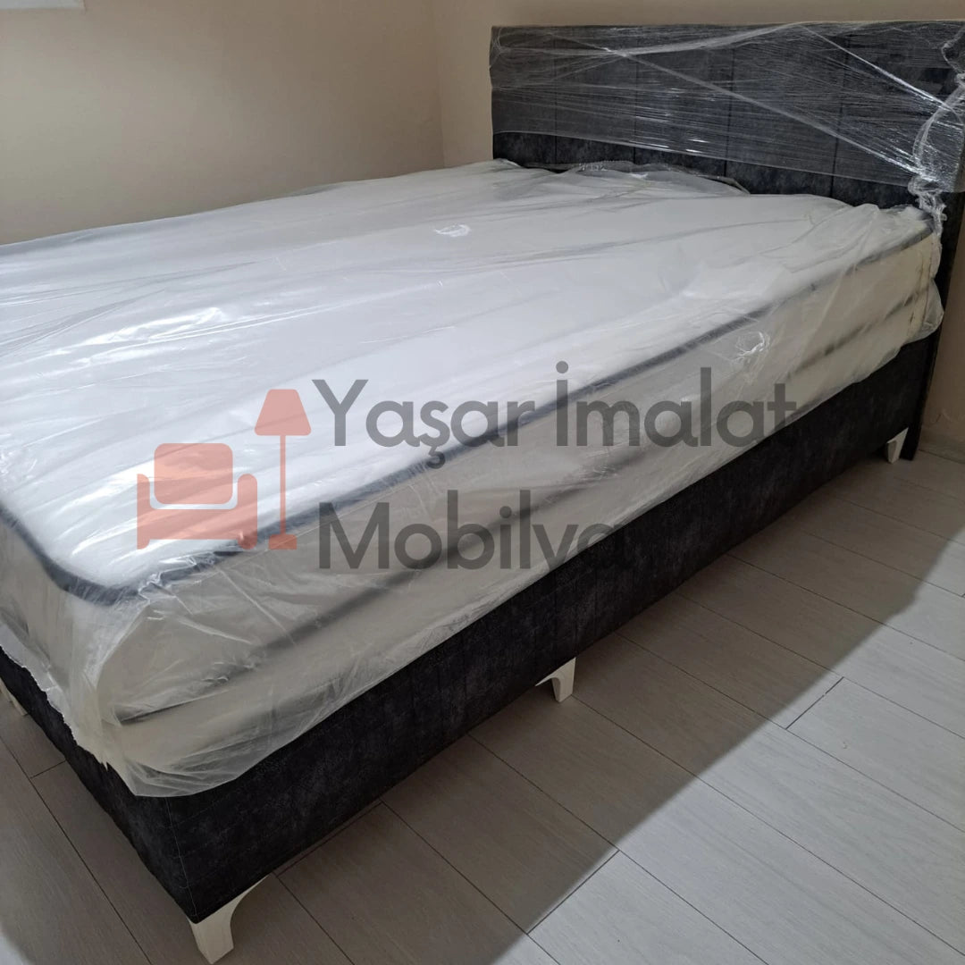 İmalattan 150x200 Çift Kişilik Ortopedik Set ( YATAK + BAZA + BAŞLIK )