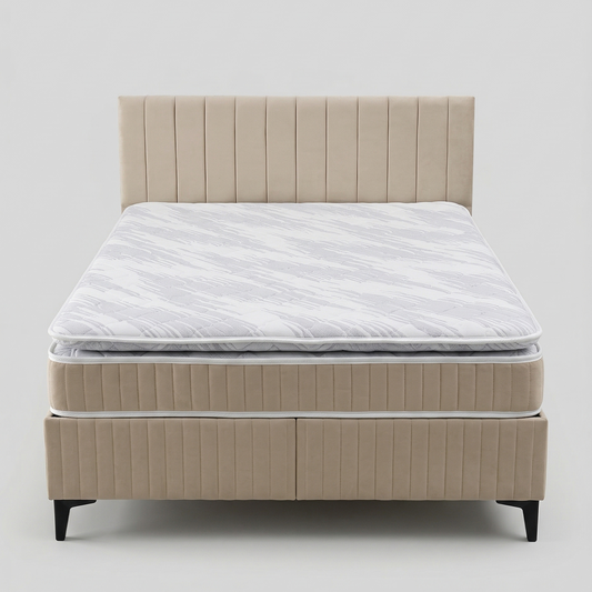 Çift Kişilik Babyface Pedli Set (Baza+Başlık+Yatak)